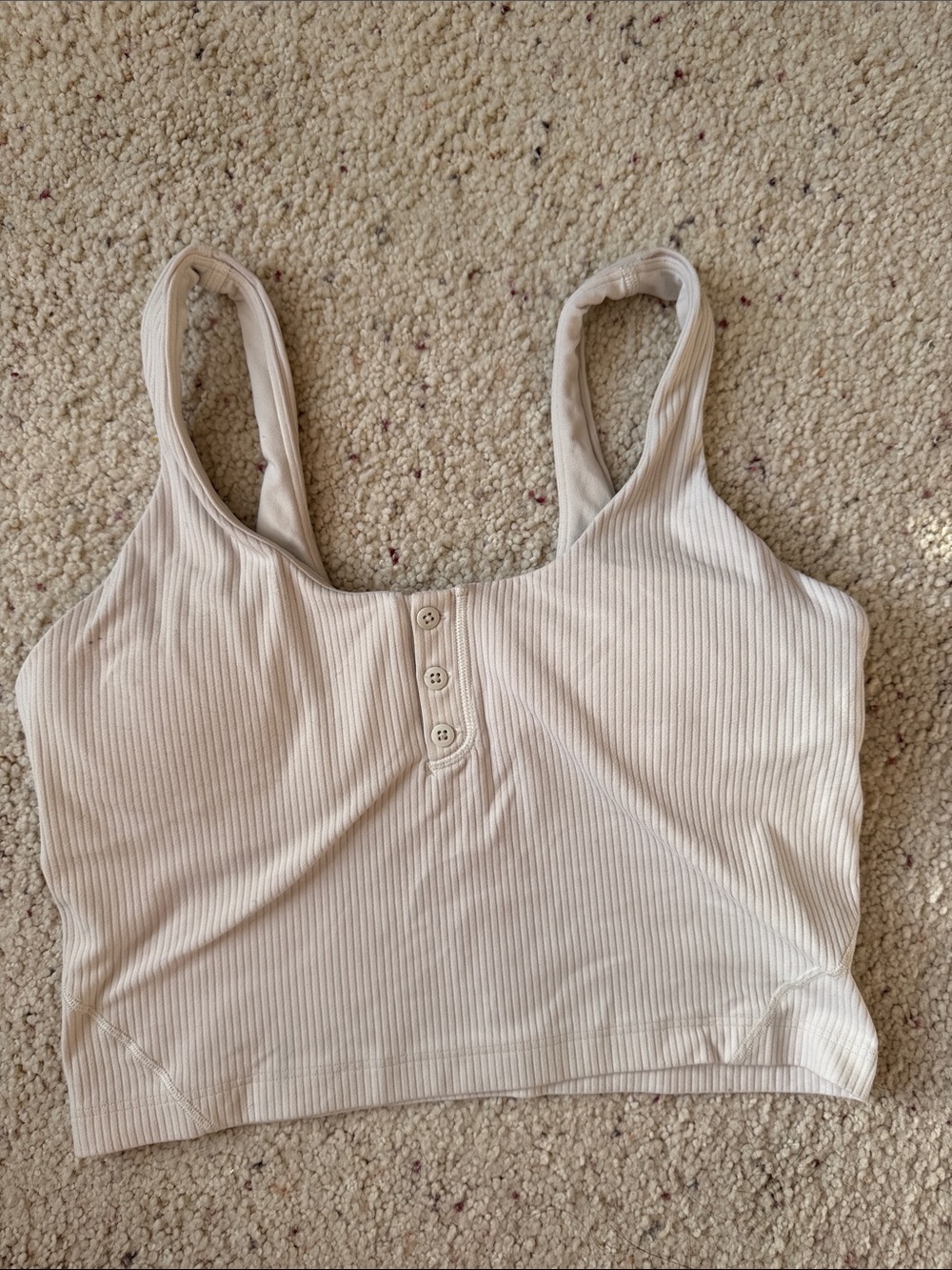 Lululemon Align Ribbed Henley padded sports bras size 8